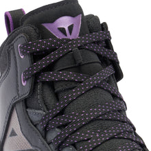 Carregar imagem no visualizador da galeria, Dainese Suburb D-WP Air Shoes Womens Black/White/Metal Purple Size - 36