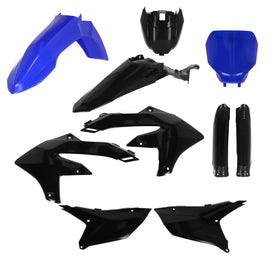 Acerbis 2024 Yamaha YZ250F/ 23-24 YZ450F/FX (w/Tank Cover) Full Plastic Kit - Blue/Black