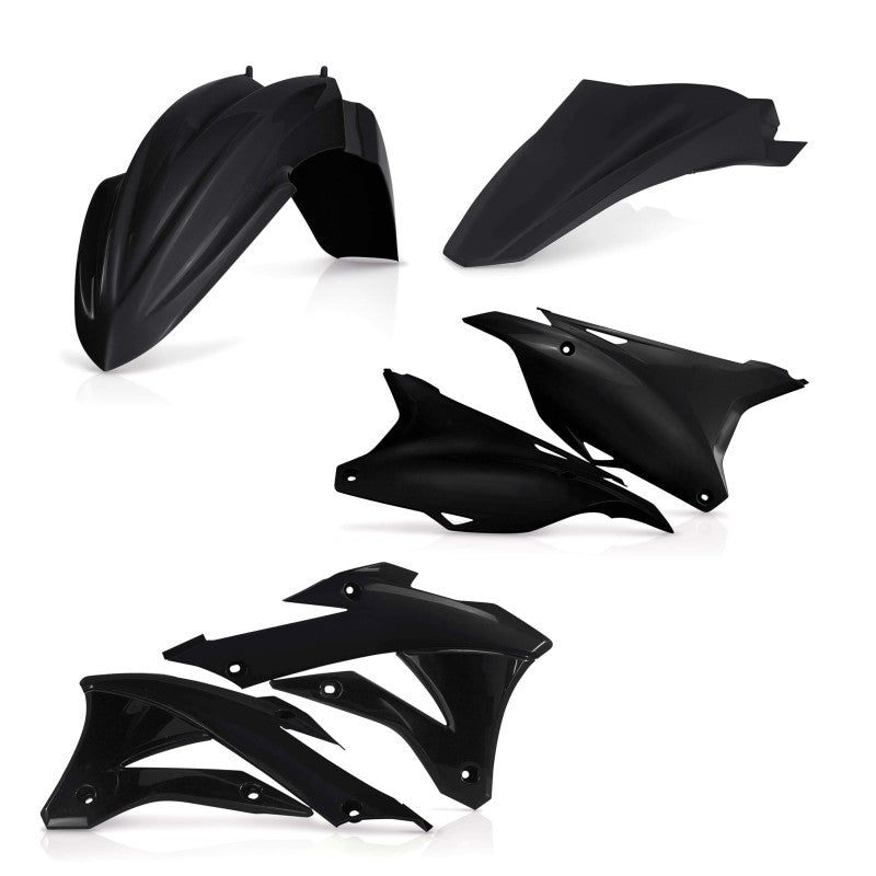 Acerbis 14-21 Kawasaki KX85/100 Plastic Kit - Black
