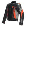 Carregar imagem no visualizador da galeria, Dainese Super Rider 2 Absoluteshell Jacket Black/Dark Gull Gray/Fluorescent Red Size - 56
