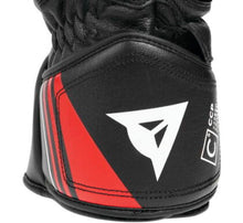Load image into Gallery viewer, Dainese Druid 4 Leather Gloves Black/Lava-Red/White - Medium