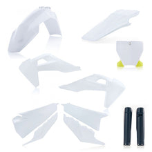 Load image into Gallery viewer, Acerbis 19-22 Husqvarna125-450 TC/ FX/ FC/ TX/ TX-i Full Plastic Kit - White Original 22