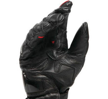 Load image into Gallery viewer, Dainese Druid 4 Leather Gloves Black/Lava-Red/White - Medium