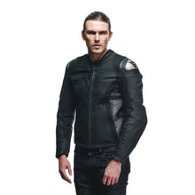 Carregar imagem no visualizador da galeria, Dainese Avro 5 Leather Jacket Black/Anthracite Size - 56
