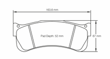 Load image into Gallery viewer, Pagid Racing 8038 RST1 Compound Brake Pads
