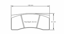 Load image into Gallery viewer, Pagid Racing 1618 RST1 Compound Brake Pads