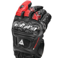Load image into Gallery viewer, Dainese Druid 4 Leather Gloves Black/Lava-Red/White - 2XL