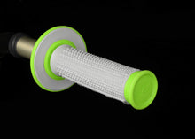 Carregar imagem no visualizador da galeria, Renthal MX Dual Compound Grips Tapered 1/2 Waffle - Grey/ Green