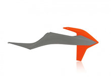 Load image into Gallery viewer, Acerbis 19-22 KTM 125-500 SX/SX-F/XC-F/XC/XCF-W/XC-W/EXC/EXC-F Radiator Shroud - Gray/Orange