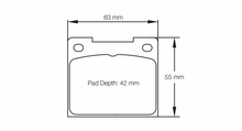 Carregar imagem no visualizador da galeria, Pagid Racing 3102 RS44 Compound Brake Pads