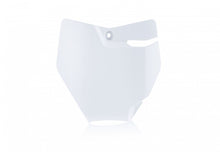 Load image into Gallery viewer, Acerbis 16-23 KTM SX65/ 21-23 GasGas MC65 Front Number Plate - 20 White