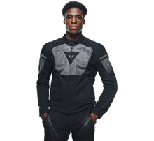 Load image into Gallery viewer, Dainese Air Fast Tex Jacket Black/Gray/Gray Size - 48