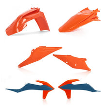 Load image into Gallery viewer, Acerbis 20-23 KTM 150-500 XCF-W/ XC-W-tpi/ EXC-tpi/ EXC-F Plastic Kit - Orange/Blue Original 22