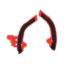 Carregar imagem no visualizador da galeria, Acerbis 2024 Beta Race 250-480/ RX450 Frame Guards X-Grip - Red/Black