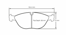 Load image into Gallery viewer, Pagid Racing 2830 RSL29 Compound Brake Pads
