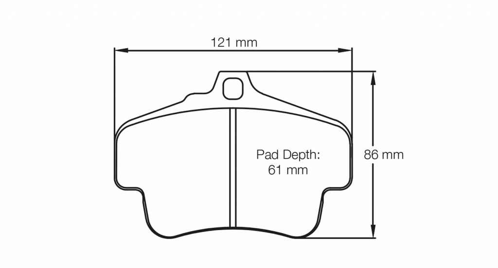 Pagid Racing 2405 RSL19 Compound Brake Pads