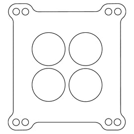 Cometic Carter AFB Holley 4 Barrel .039in Fiber Carburetor Gasket - 4-Hole - Double Drilled