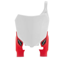 Load image into Gallery viewer, Acerbis 14-17 Honda CRF250R/ 13-16 CRF450R Raptor Front Number Plate - White/Red