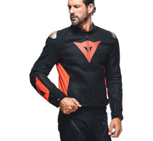Carregar imagem no visualizador da galeria, Dainese Energyca Air Tex Jacket Black/Fluorescent-Red Size - 50