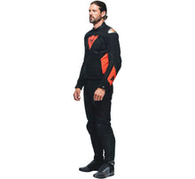 Carregar imagem no visualizador da galeria, Dainese Energyca Air Tex Jacket Black/Fluorescent-Red Size - 50