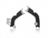 Acerbis 19-22 CRF250R/RX/ CRF450R/RX/ CRF450R-S Frame Guards- X-Grip - Silver/Black