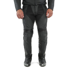 Carregar imagem no visualizador da galeria, Dainese Pony 3 Leather Pants Perforated Matte Black Size - 58