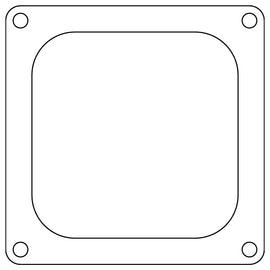 Cometic Holley 4500 Dominator .060in Fiber Carburetor Gasket - 4.775in x 4.775in - Open Plenum