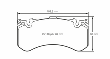 Load image into Gallery viewer, Pagid Racing 4937 RSC2 Compound Brake Pads