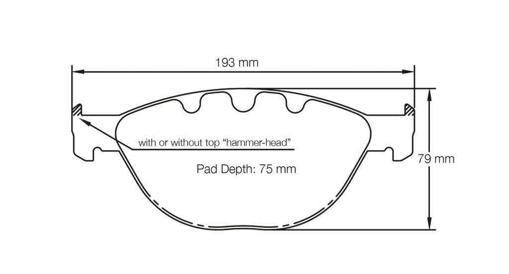 Pagid Racing 8019 RSL19 Compound Brake Pads