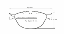 Carregar imagem no visualizador da galeria, Pagid Racing 8019 RSL19 Compound Brake Pads