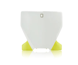 Acerbis 19-22 Husq TC125/250/FX350/450/ C250/350/450/TX300/TX300i Front Number Plate - Wh/Yel