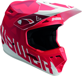 Answer AR1 V2 Bold Helmet Red/White Youth - Large