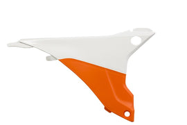 Acerbis 14-16 KTM EXC/EXC-F/XCF-W/XC-W Airbox Cover - White/16 Orange