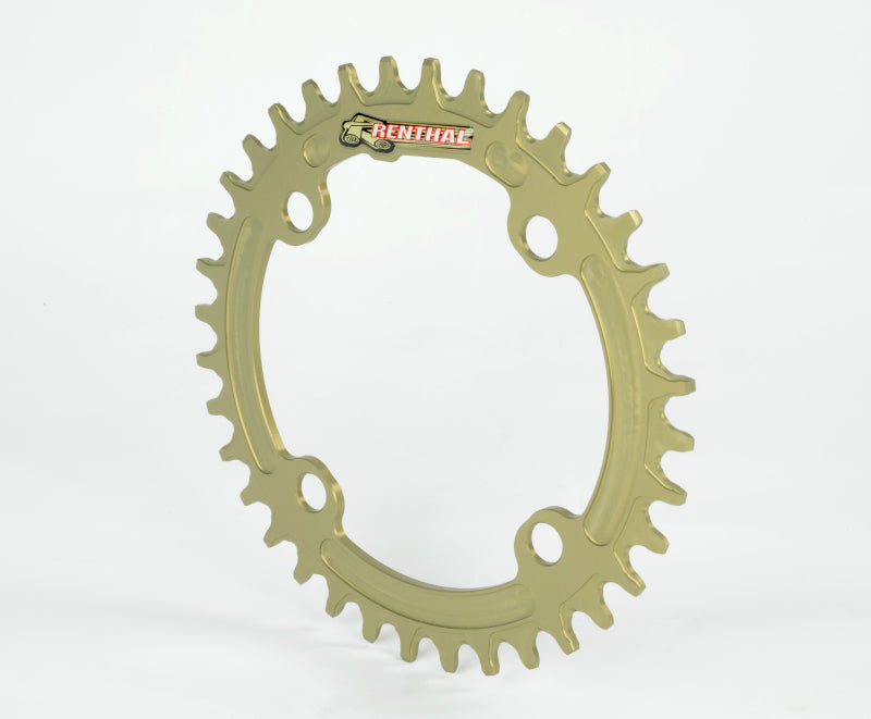 Renthal 1XR Chainring 104 mm. BCD 38T - Hard Anodized Aluminum Gold