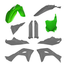 Carregar imagem no visualizador da galeria, Acerbis 2025 Kawasaki KX250/ 24+ KX450 Full Plastic Kit - Green/Gray