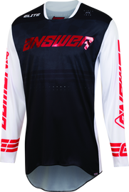 Answer 23 Elite Finale Jersey Black/White/Red - Medium