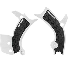 Acerbis 16-19 Yamaha YZ250F/YZ450F/YZ250FX/YZ450FX/WR250F/450F Frame Guards- X-Grip - White/Black