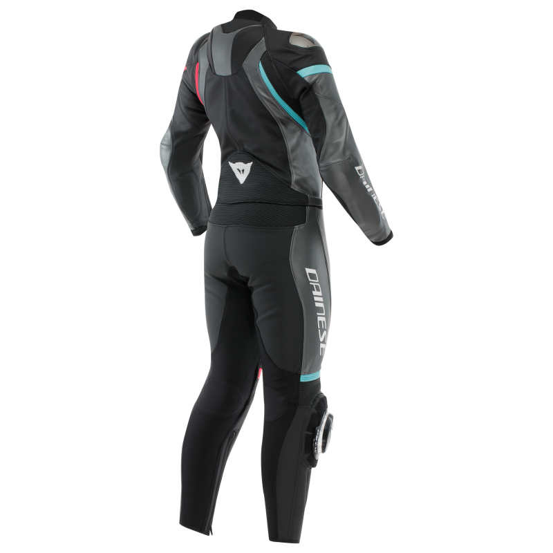 Dainese Vigorosa 2PC Leather Suit Black/Anthracite/White Size - 54