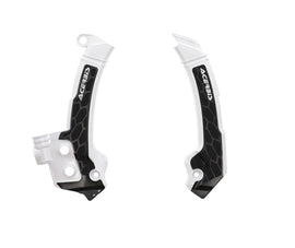 Acerbis 23+ Husqvarna FC/FX/ TC/ TXi/ FE/ TE Frame Guards- X-Grip - White/Black