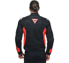 Carregar imagem no visualizador da galeria, Dainese Energyca Air Tex Jacket Black/Fluorescent-Red Size - 50