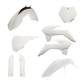 Acerbis 13-17 KTM SX85 (No Side Panels Includes L Air Box Cover) Full Plastic Kit - White