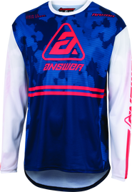 Answer 23 Ark Trials Jersey Blue/White/Red Youth - XL