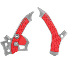 Load image into Gallery viewer, Acerbis 13-20 Honda CRF250L Frame Guards- X-Grip - Silver/Red