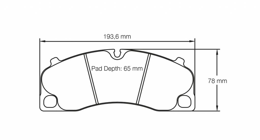 Pagid Racing 4908 RST1 Compound Brake Pads