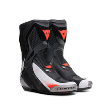 Carregar imagem no visualizador da galeria, Dainese Torque 4 Boots Womens Black/White/Red-Fluorescent Size - 40