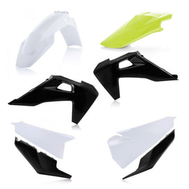 Acerbis 19-22 Husqvarna 125-450 TC/ FX/ FC/2019 TX300/ 20-22 TX300i Plastic Kit - Wht/Black/Yellow
