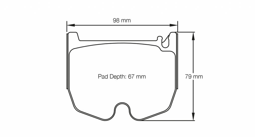 Pagid Racing 8027 RSL29 Compound Brake Pads