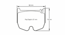 Carregar imagem no visualizador da galeria, Pagid Racing 8027 RSL29 Compound Brake Pads