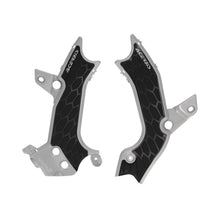 Carregar imagem no visualizador da galeria, Acerbis 2024 Kawasaki KX450 Frame Guards- X-Grip - Silver/Black