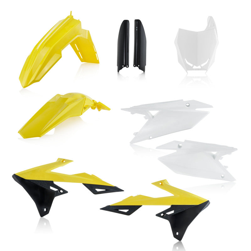 Acerbis 18+ Suzuki RMZ250/ RMZ450 Full Plastic Kit - Original 18